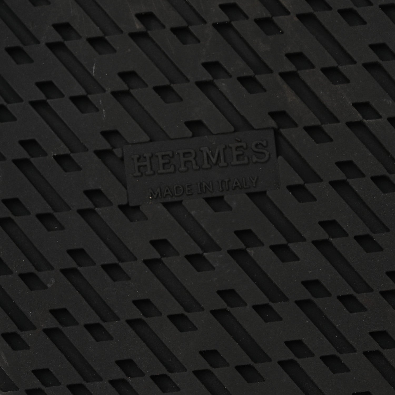 Hermes Calfskin Womens Chypre Sandals 38 Black 7 of 10