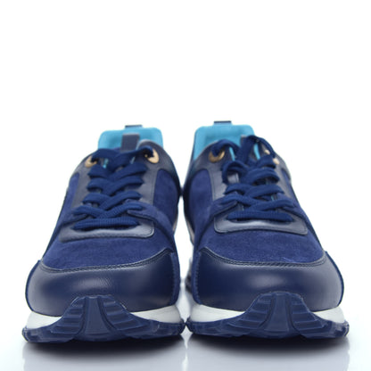Louis Vuitton Suede Run Away Sneakers 36.5 Blue 2 of 10