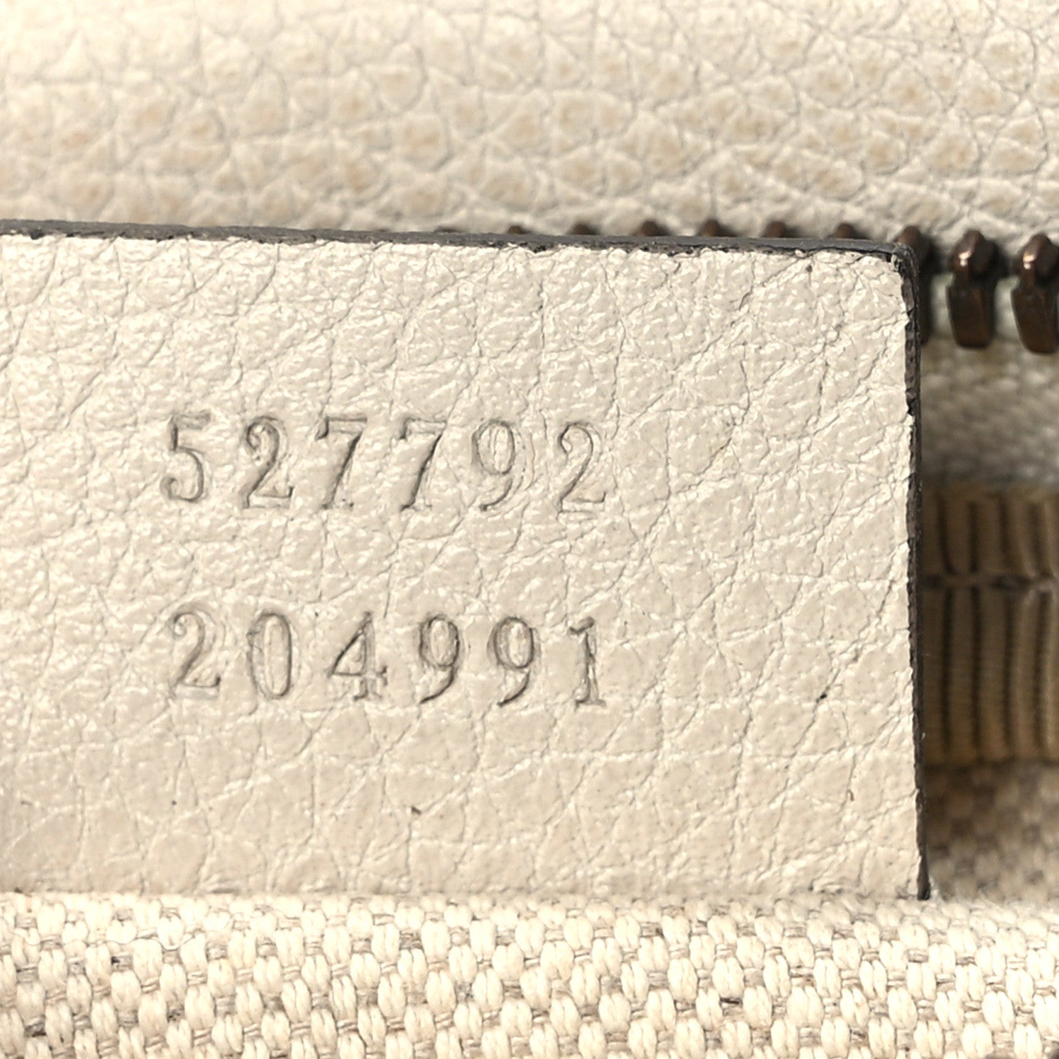 Gucci Grained Calfskin Small Logo Belt Bag White 7 of 10