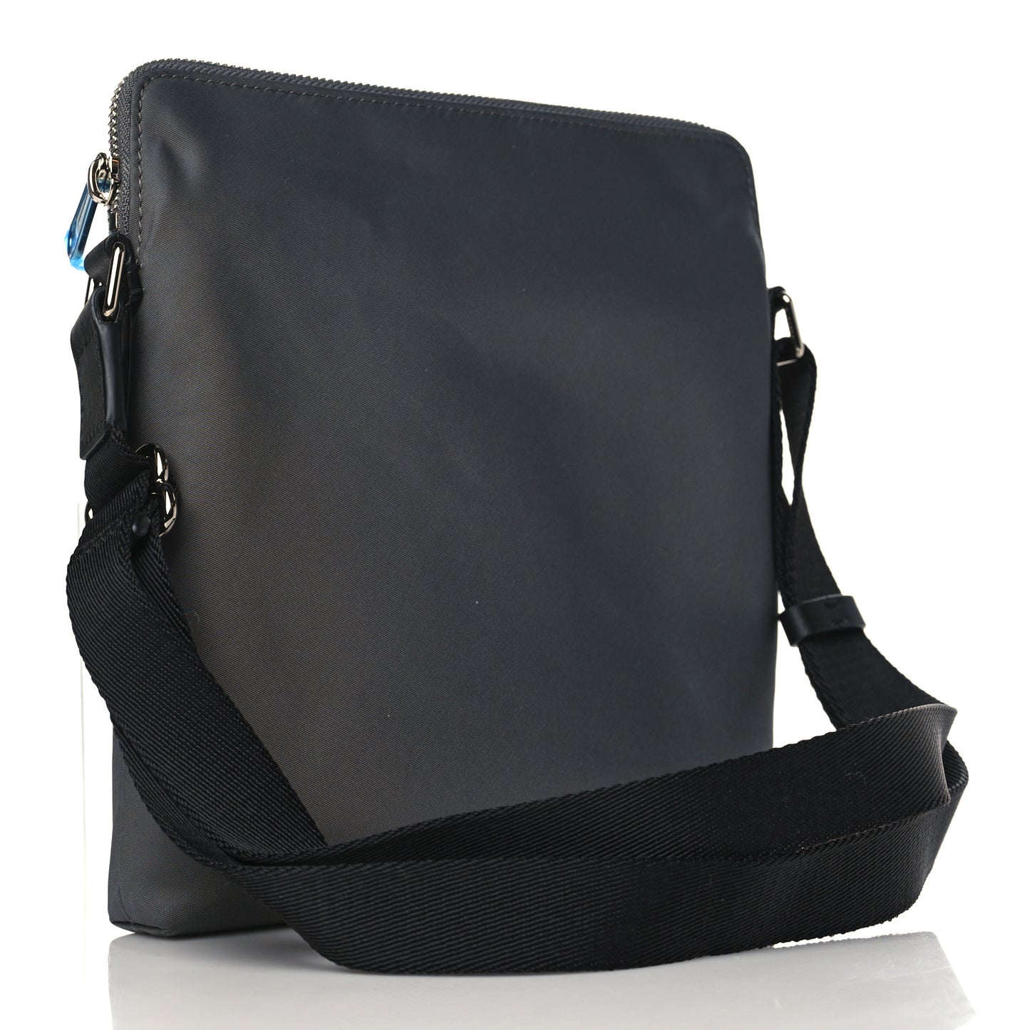 Nylon Neo Crossbody Bag Charcoal Grey