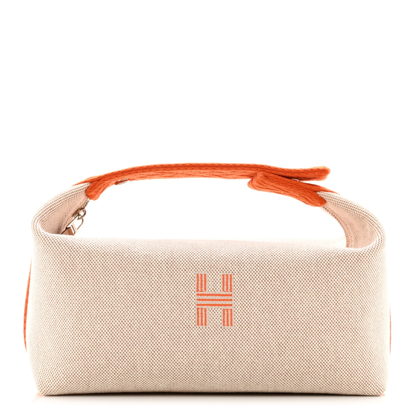 Canvas Small Bride-A-Brac Pouch Natural Orange