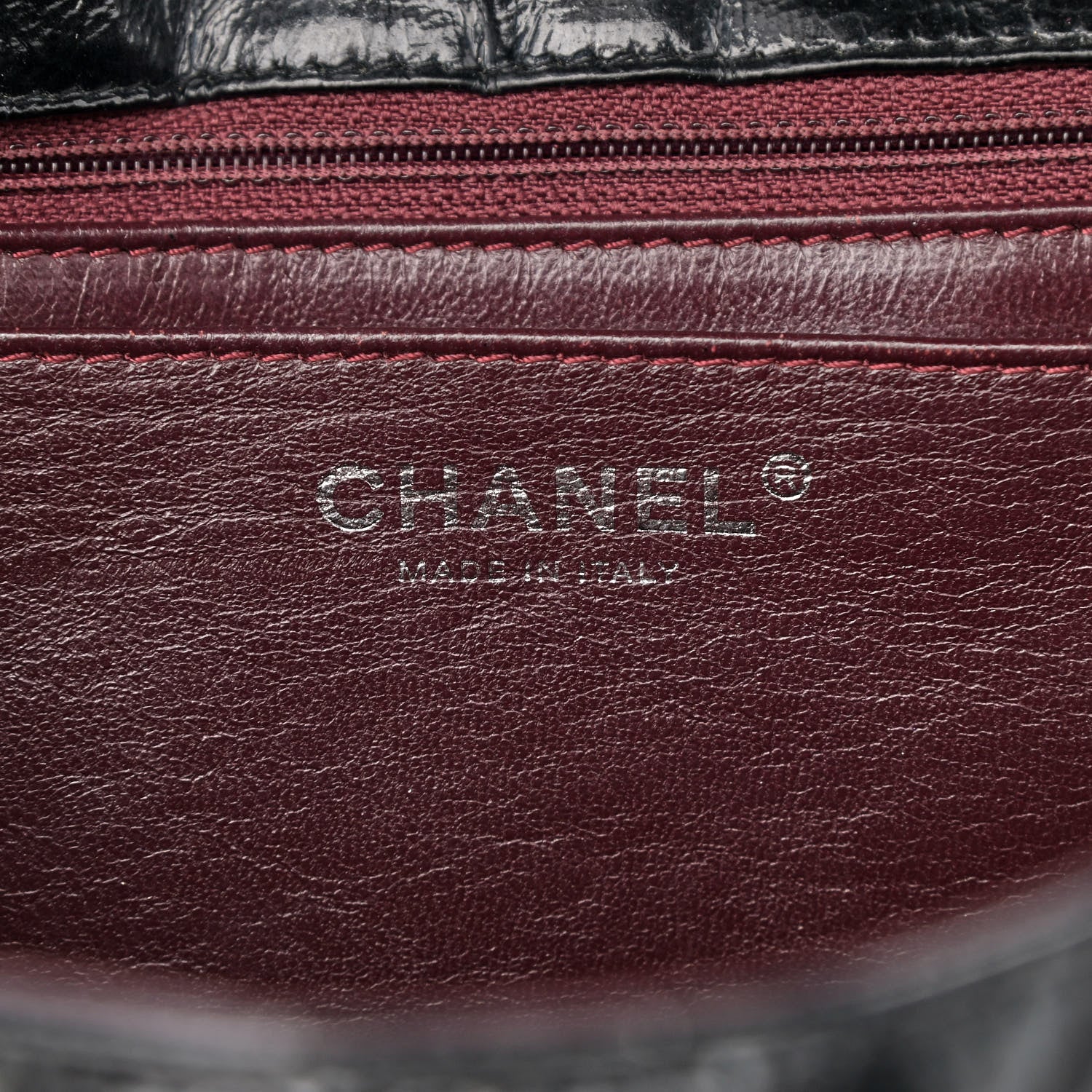 Chanel Crinkled Patent Quilted Jumbo Single Flap Black 8 of 12