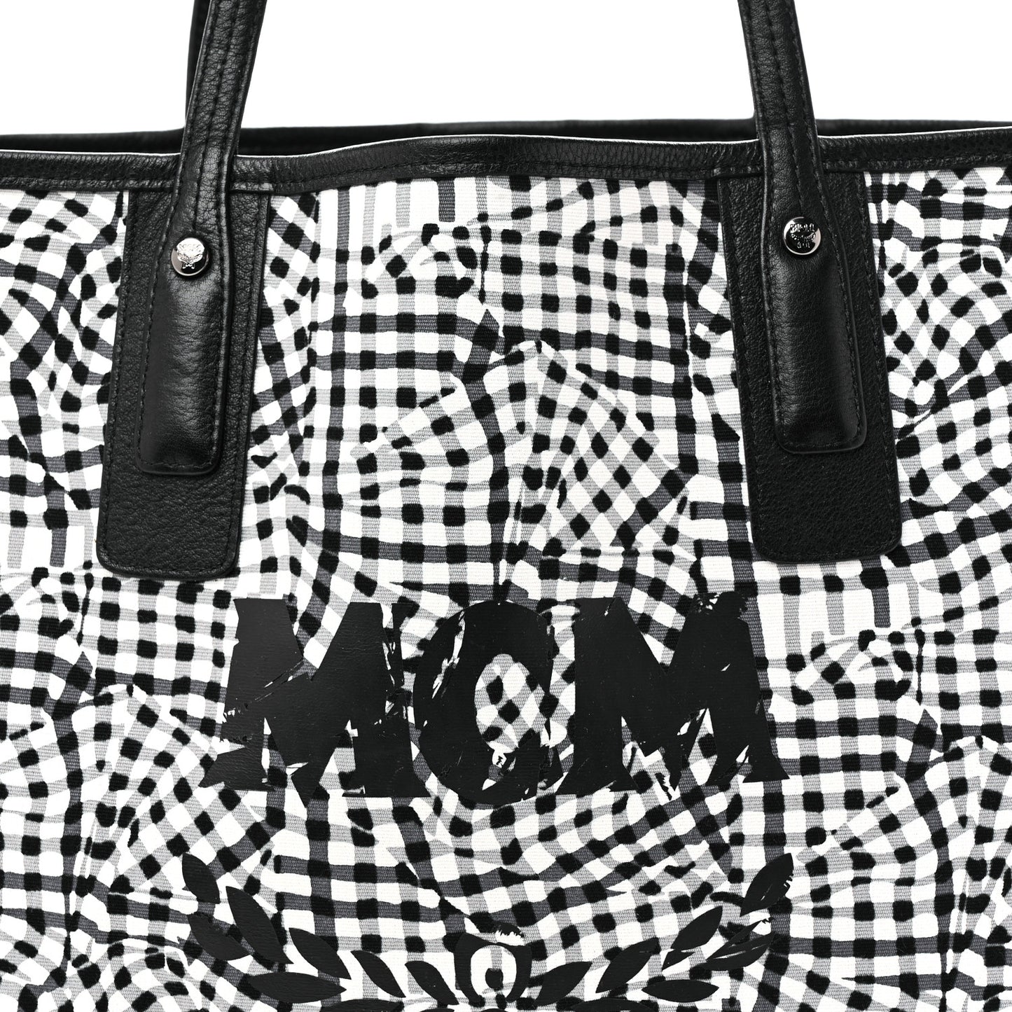 Visetos Medium Liz Reversible Shopper Tote Black