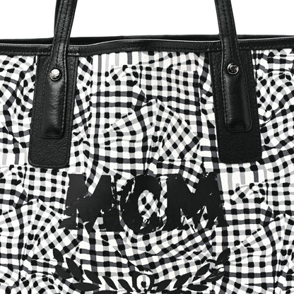 MCM Visetos Medium Liz Reversible Shopper Tote Black 6 of 14