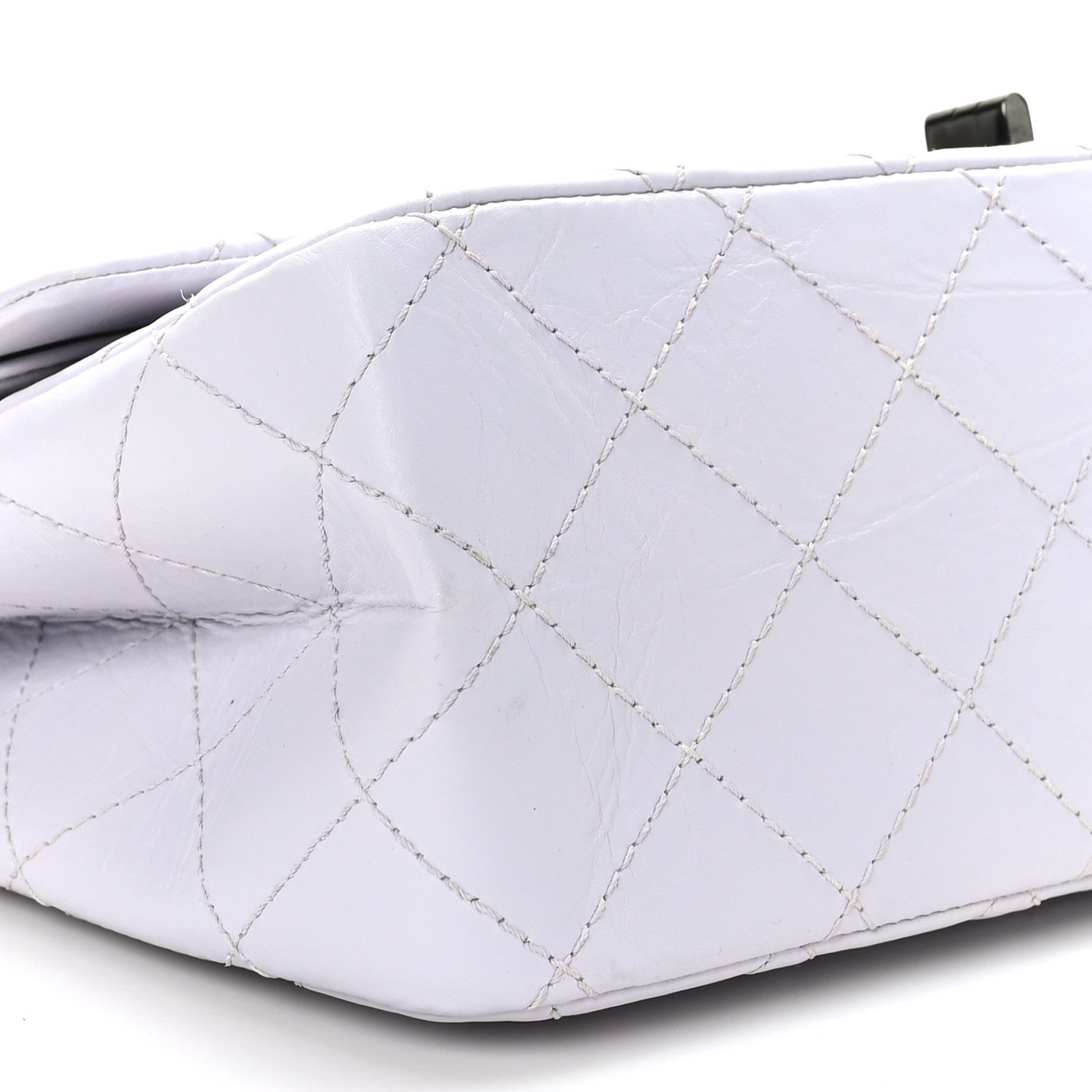 Chanel Aged Calfskin Quilted 2.55 Reissue 227 Flap Light Purple 8 of 9