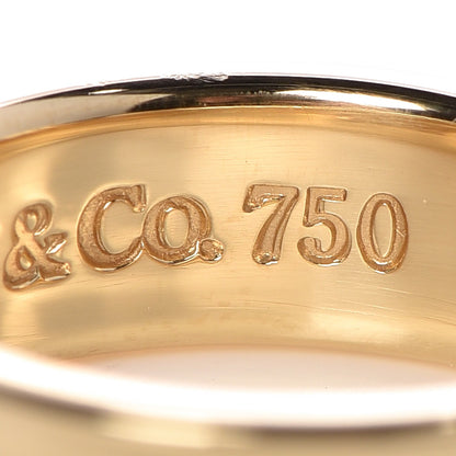 Tiffany 18K Yellow Gold 1837 Band Ring 50 5.5 5 of 5