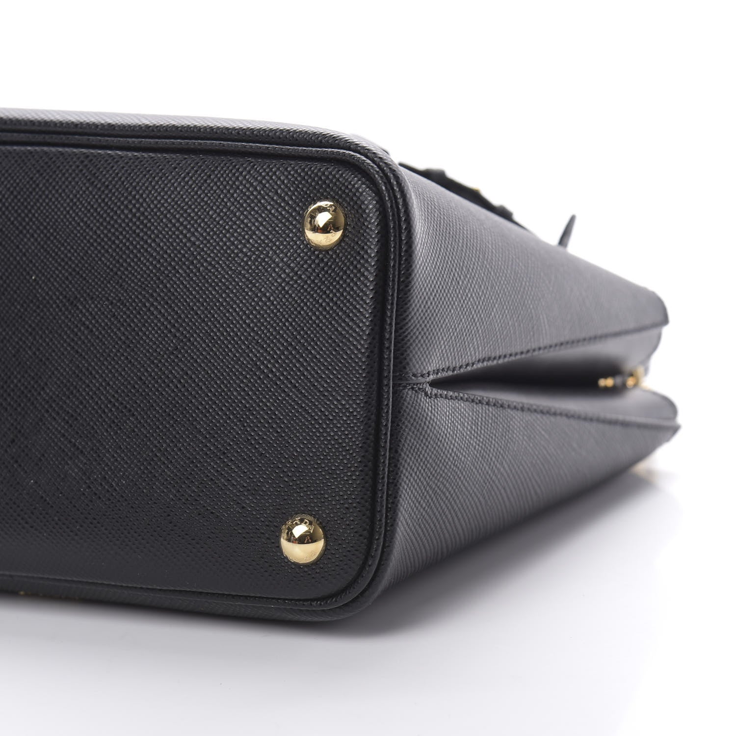 Prada Saffiano Small Ingrid Top Handle Bag Black 10 of 10