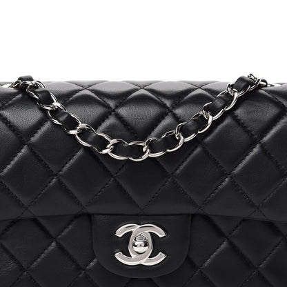 Chanel Lambskin Quilted Mini Rectangular Flap Black 12 of 13