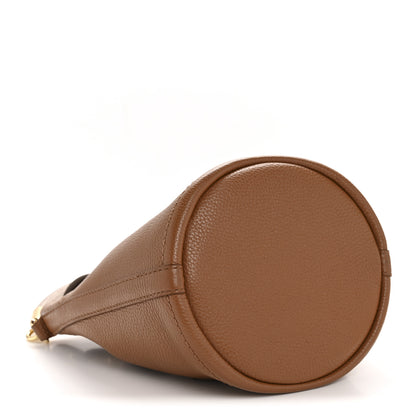 Marc Jacobs Grained Calfskin Mini The Bucket Bag Argan Oil 4 of 14