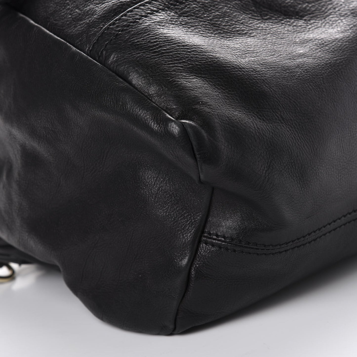 Calfskin Medium Braided Pandora Black
