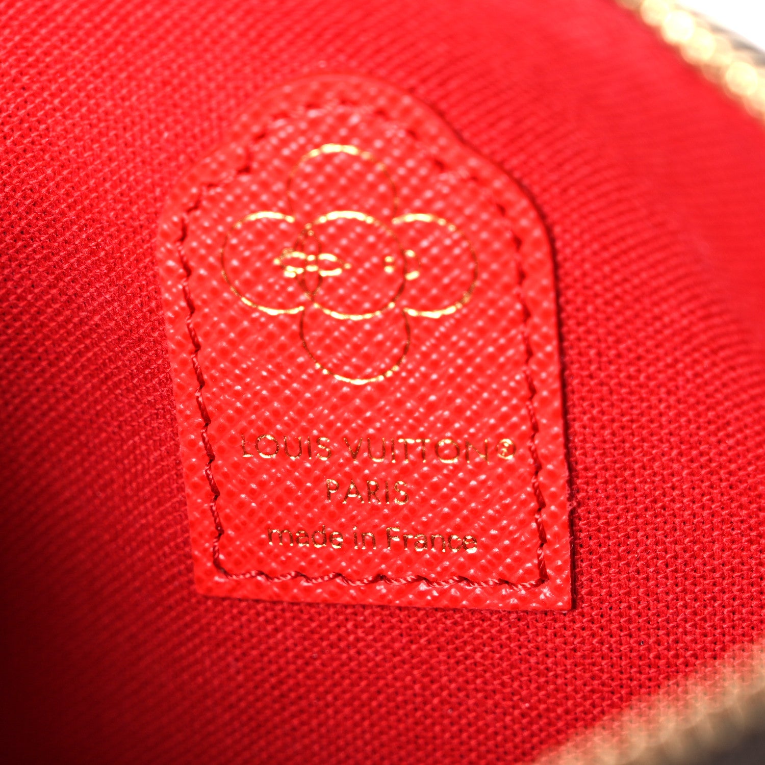 Louis Vuitton Monogram 2024 Christmas Animation Candy Factory Mini Pochette Accessories Candy Red 6 of 7