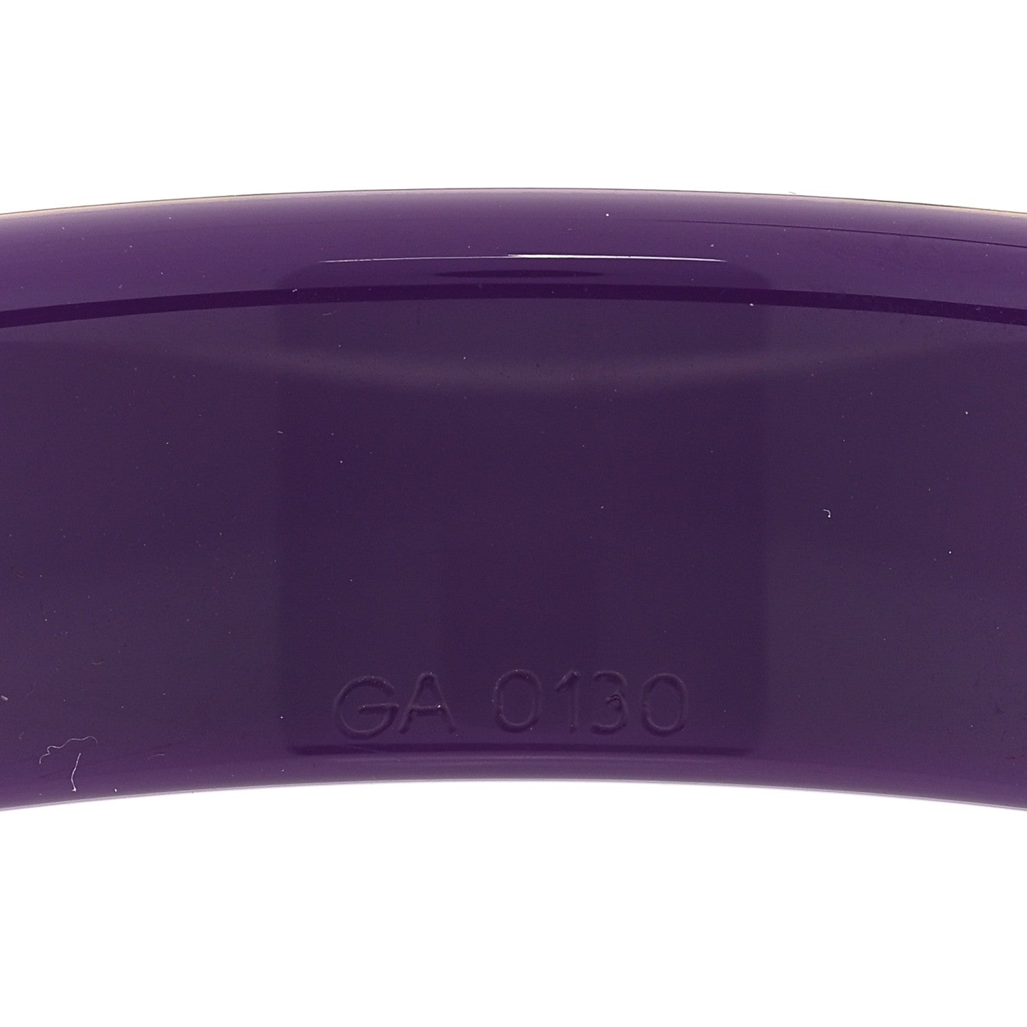 Louis Vuitton Resin Swarovski Large Inclusion Bracelet GM Purple 3 of 4