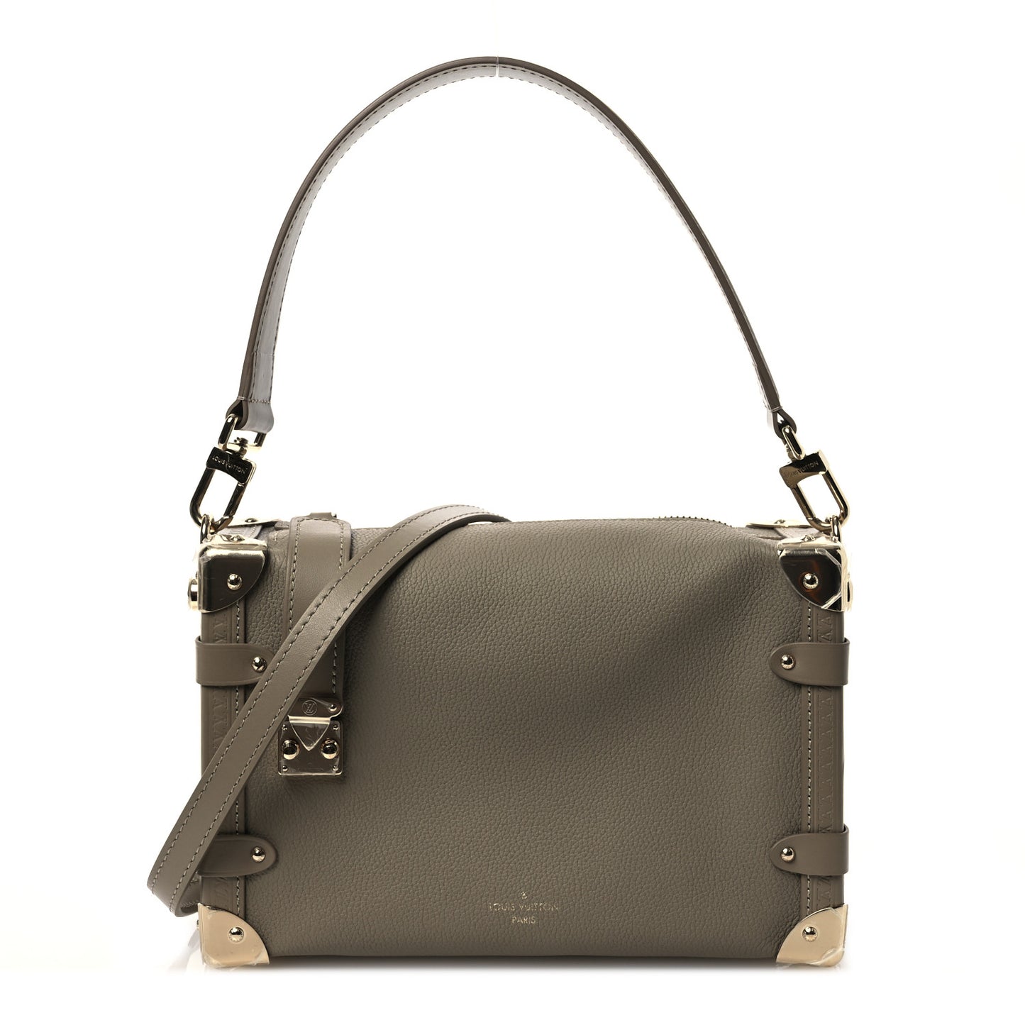 Calfskin Side Trunk MM Taupe