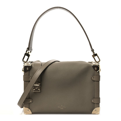 Louis Vuitton Calfskin Side Trunk MM Taupe 1 of 10