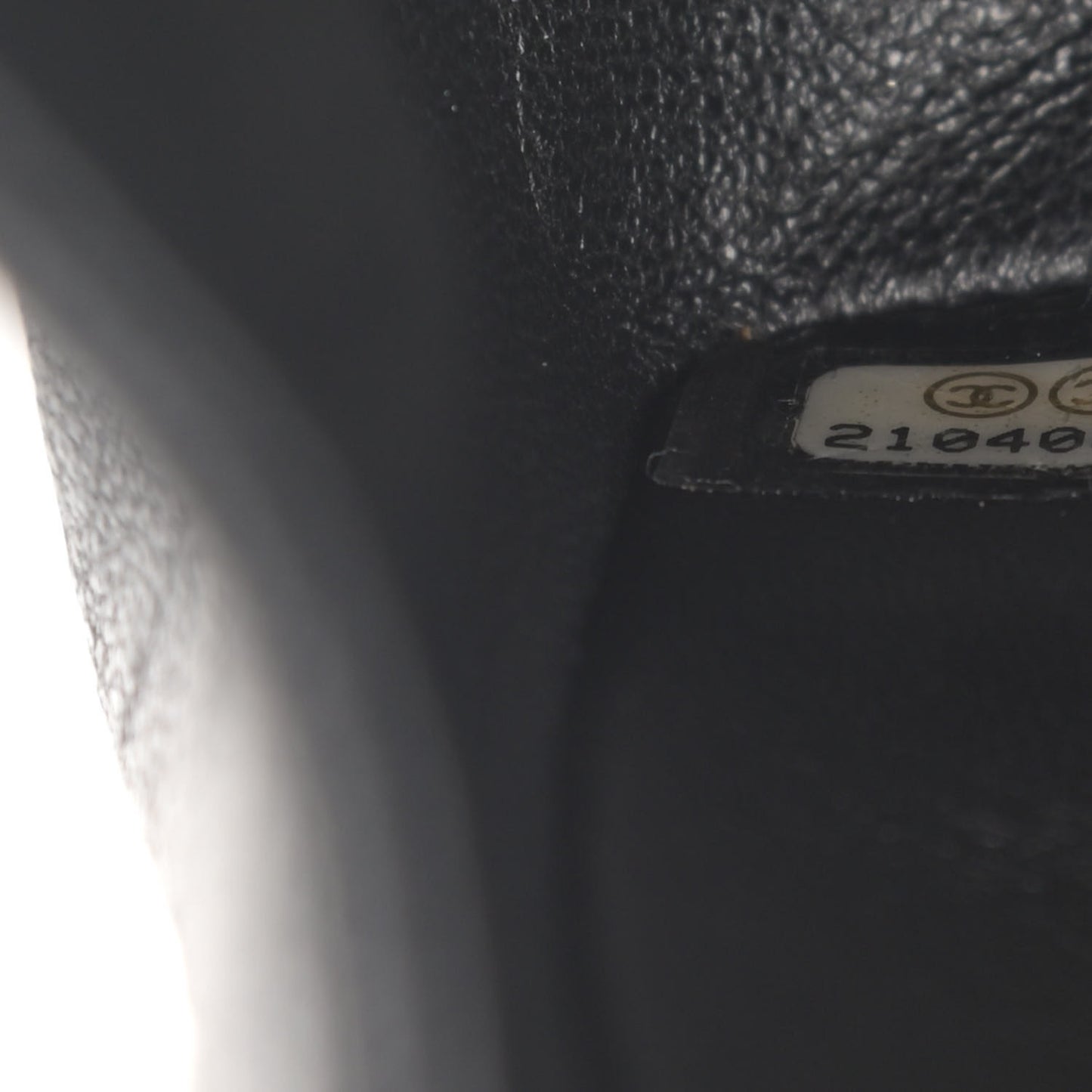 Lambskin Hand Painted Medium Double Flap Black