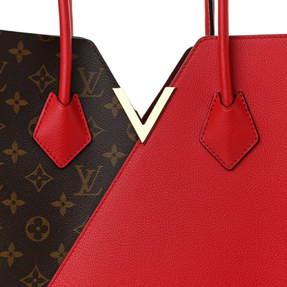 Louis Vuitton Calfskin Monogram Kimono Tote Cherry 8 of 10