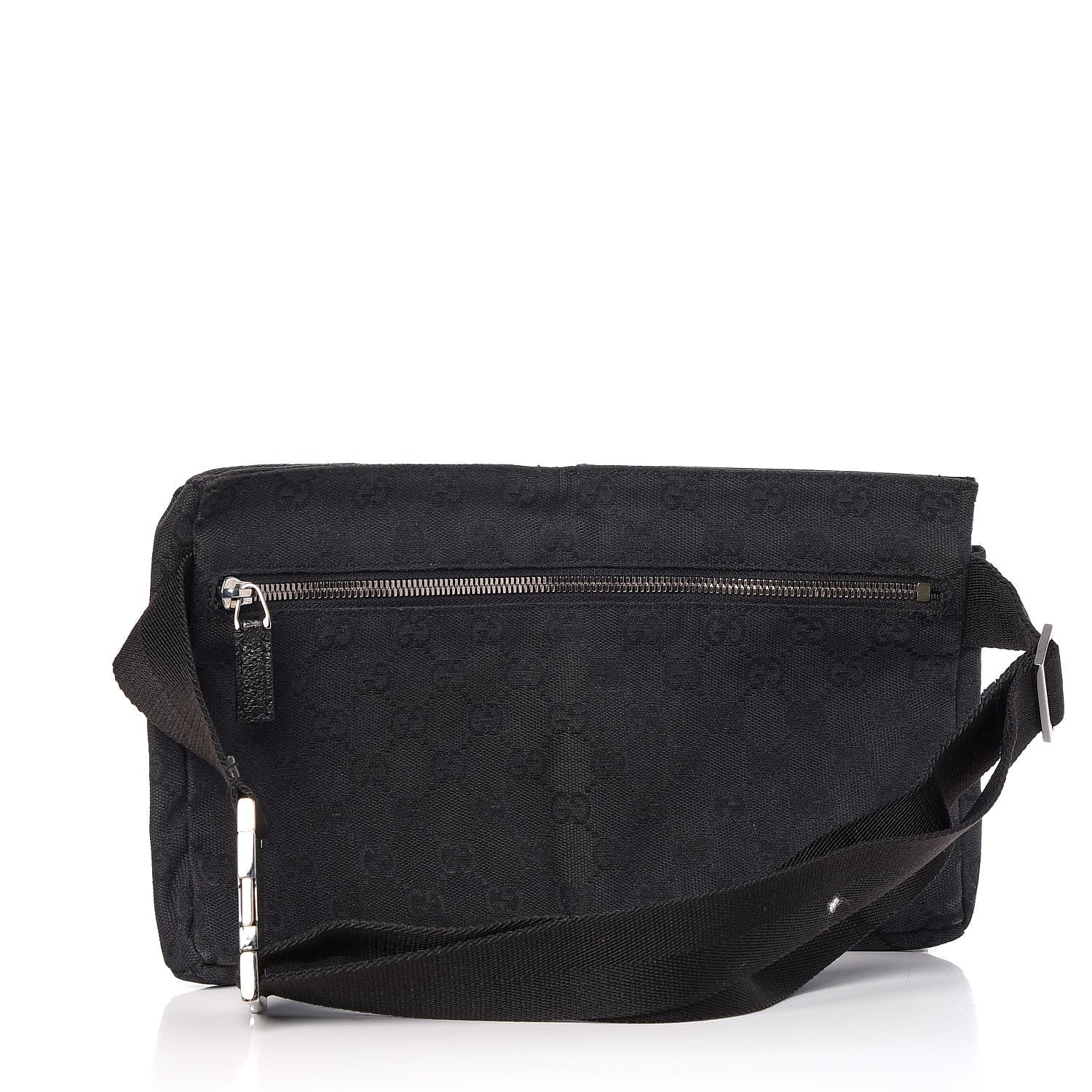 Gucci GG Monogram Double Pocket Belt Bag Black 3 of 18
