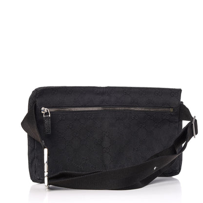 Gucci GG Monogram Double Pocket Belt Bag Black 3 of 18