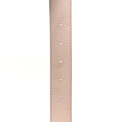 Louis Vuitton Calfskin Monogram 30mm LV Initiales Reversible Belt 80 32 Rose Ballerine 6 of 7