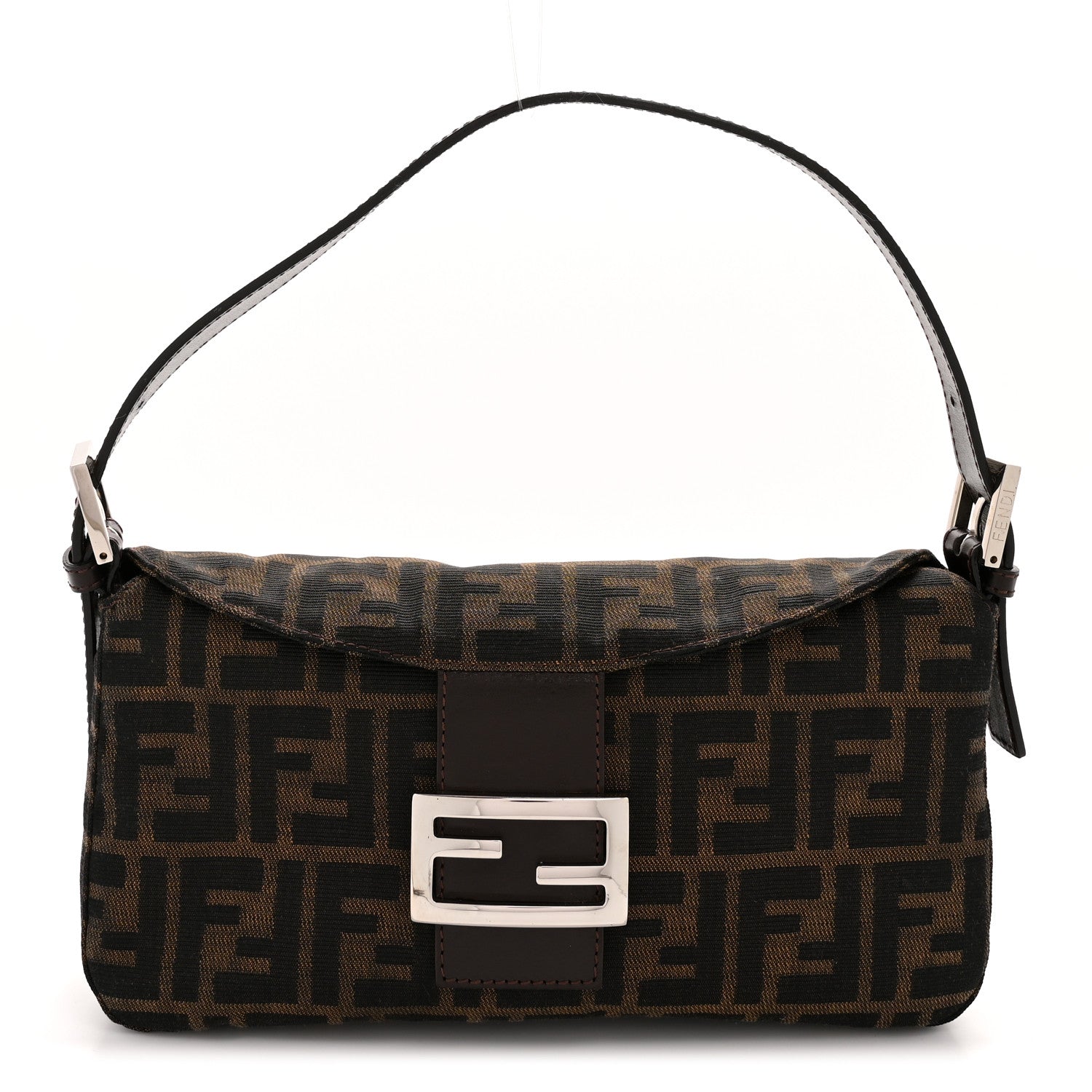 Fendi Zucca Baguette Shoulder Bag Tobacco 1 of 13