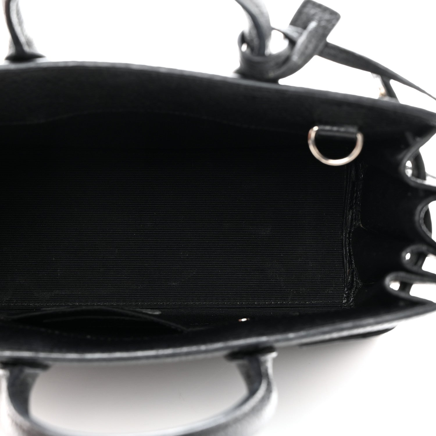 Saint Laurent Grained Calfskin Nano Sac De Jour Black 5 of 10