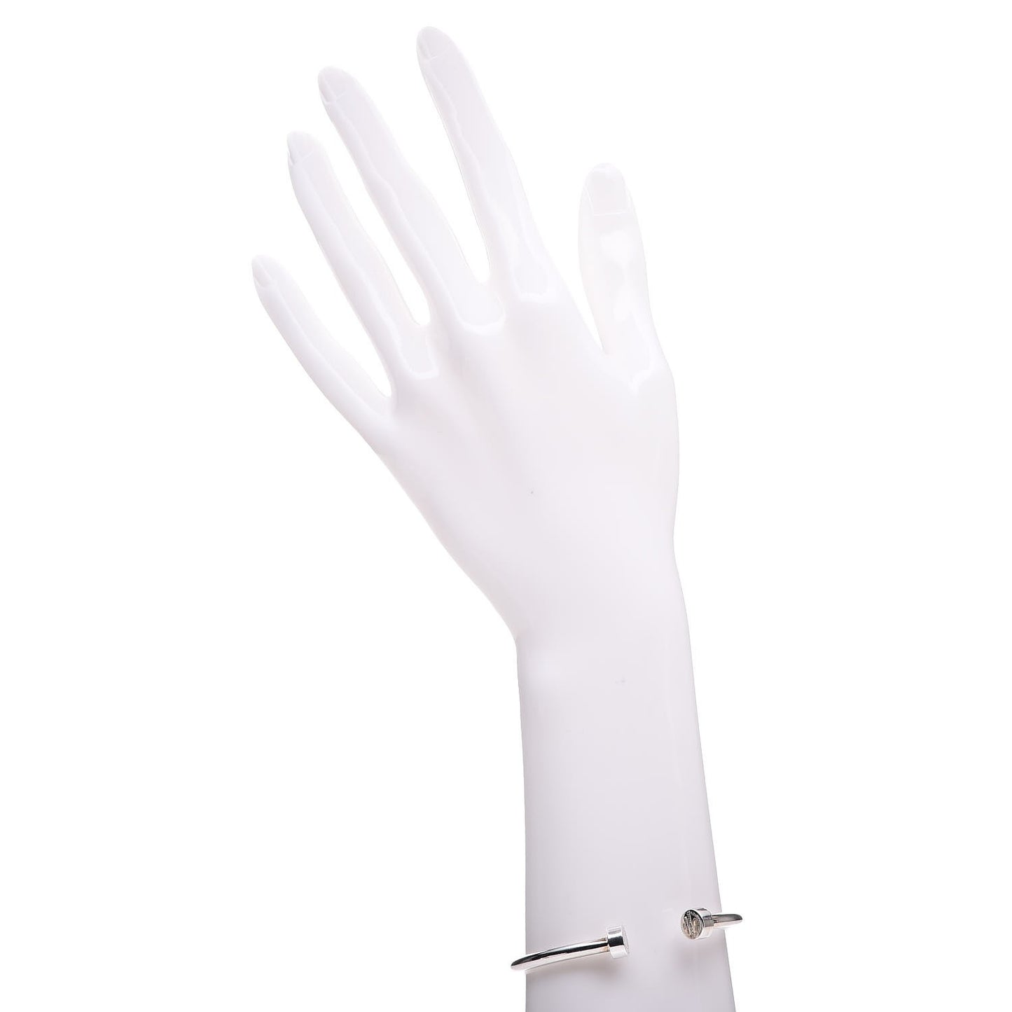 Sterling Silver Return to Narrow Circle Edge Cuff Bracelet