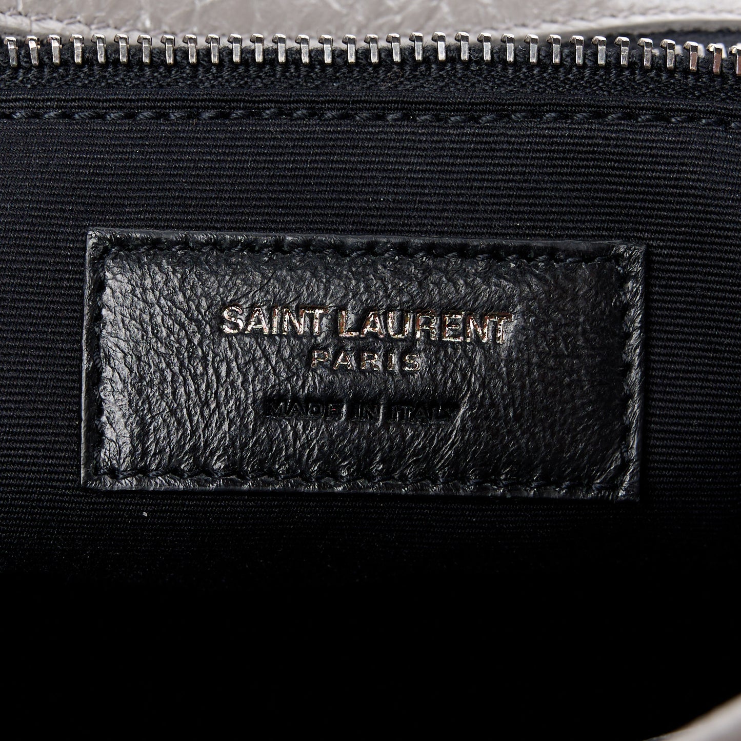 Crinkled Calfskin Matelasse Monogram Medium Niki Chain Satchel Fog