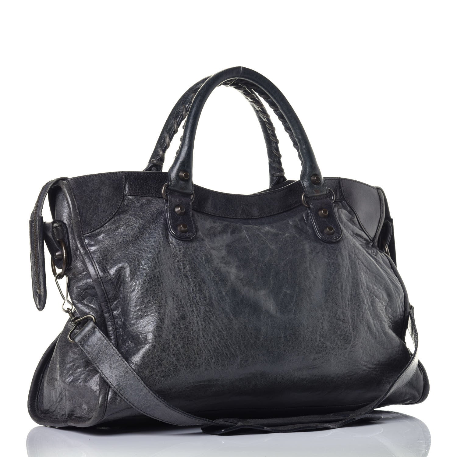 Balenciaga Agneau Classic Hardware City Anthracite 4 of 10