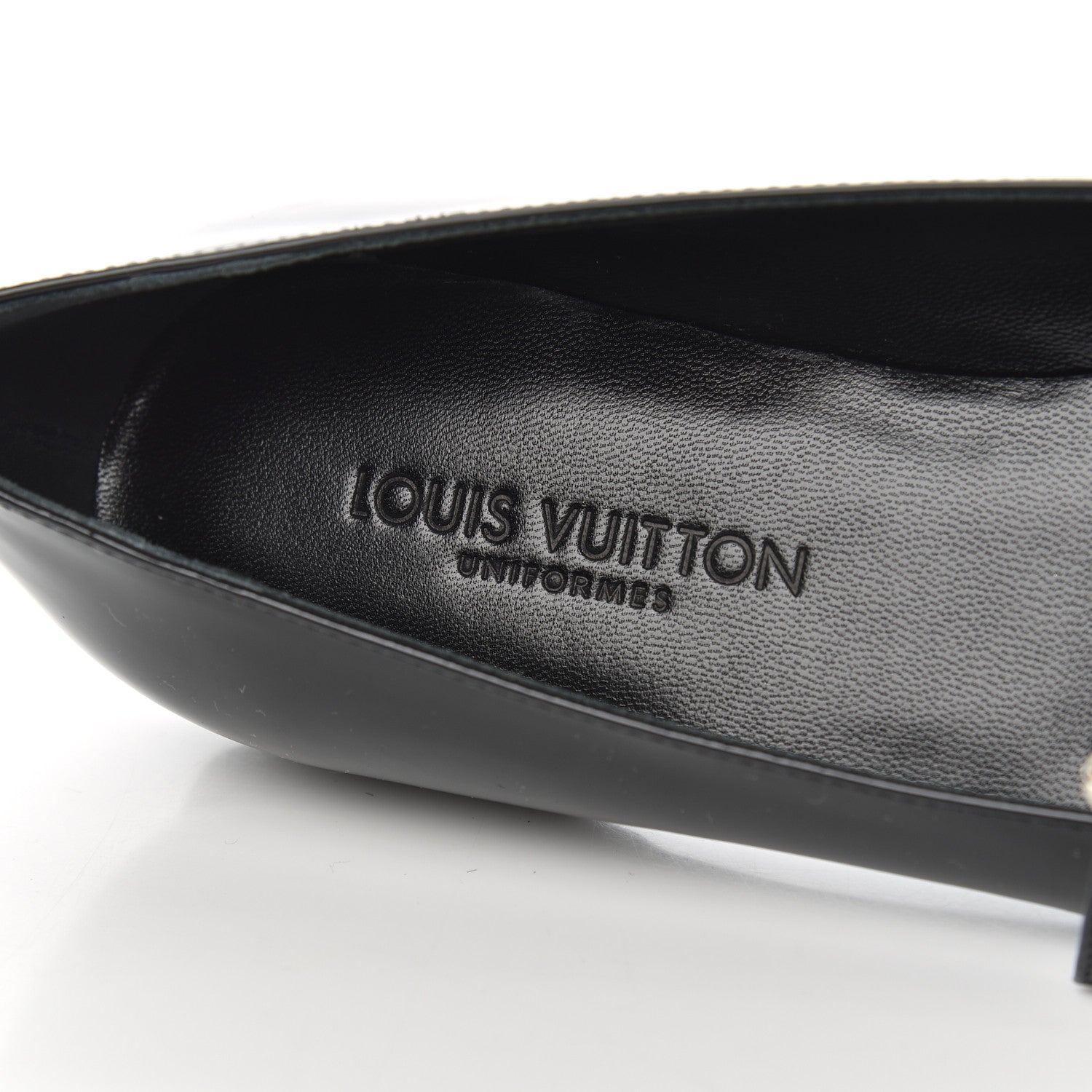 Louis Vuitton Patent Uniformes Ballet Flats 35.5 Black 6 of 13