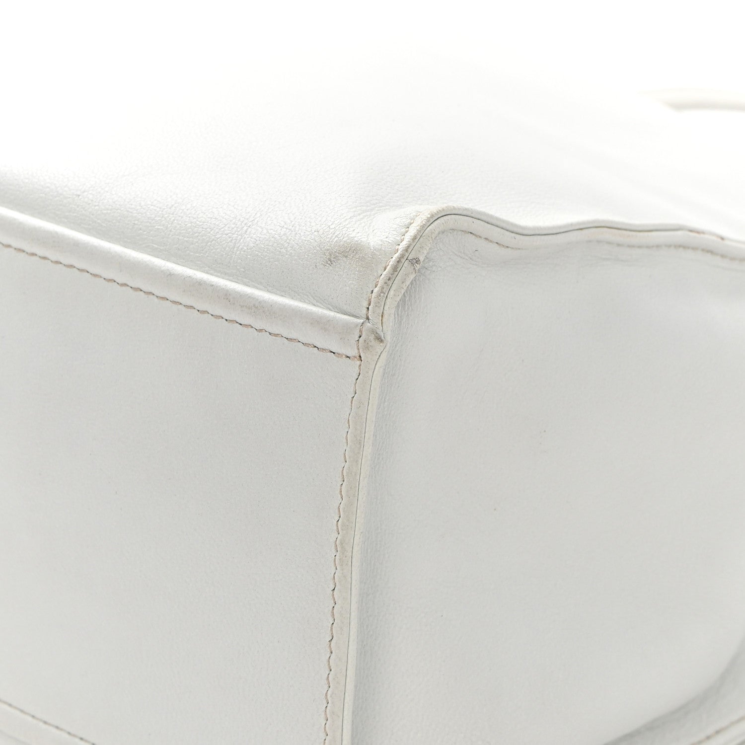 Prada Soft Calfskin Tote White 10 of 21