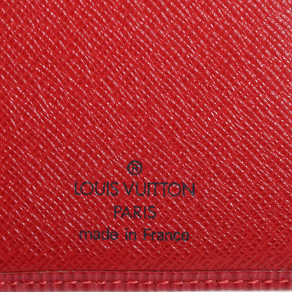 Louis Vuitton Epi French Purse Wallet Castillan Red 6 of 7