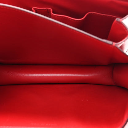 Celine Box Calfskin Medium Classic Box Flap Bag Red 5 of 14