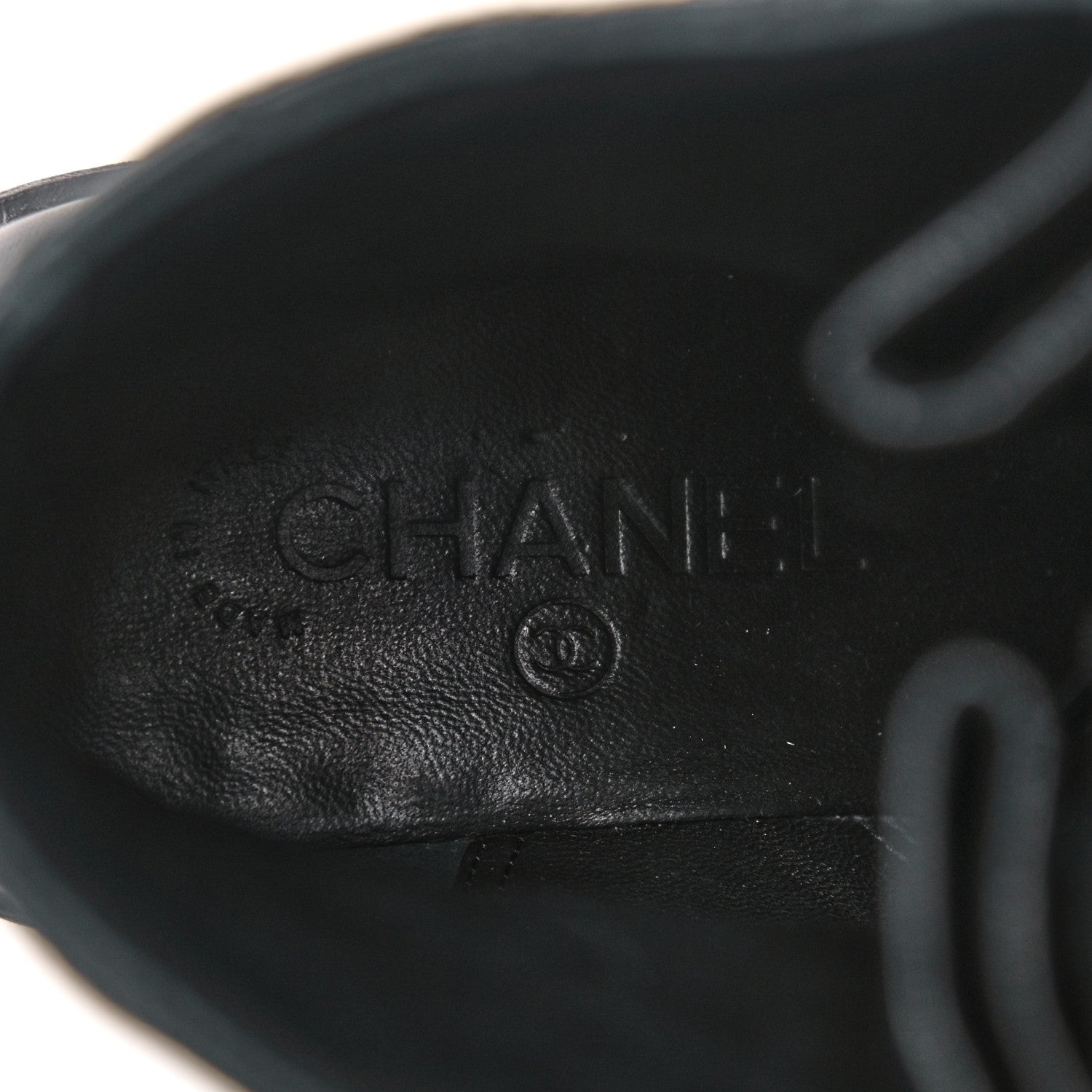 Chanel Calfskin Quilted Lace Up Combat Boots 40 Black 7 of 8