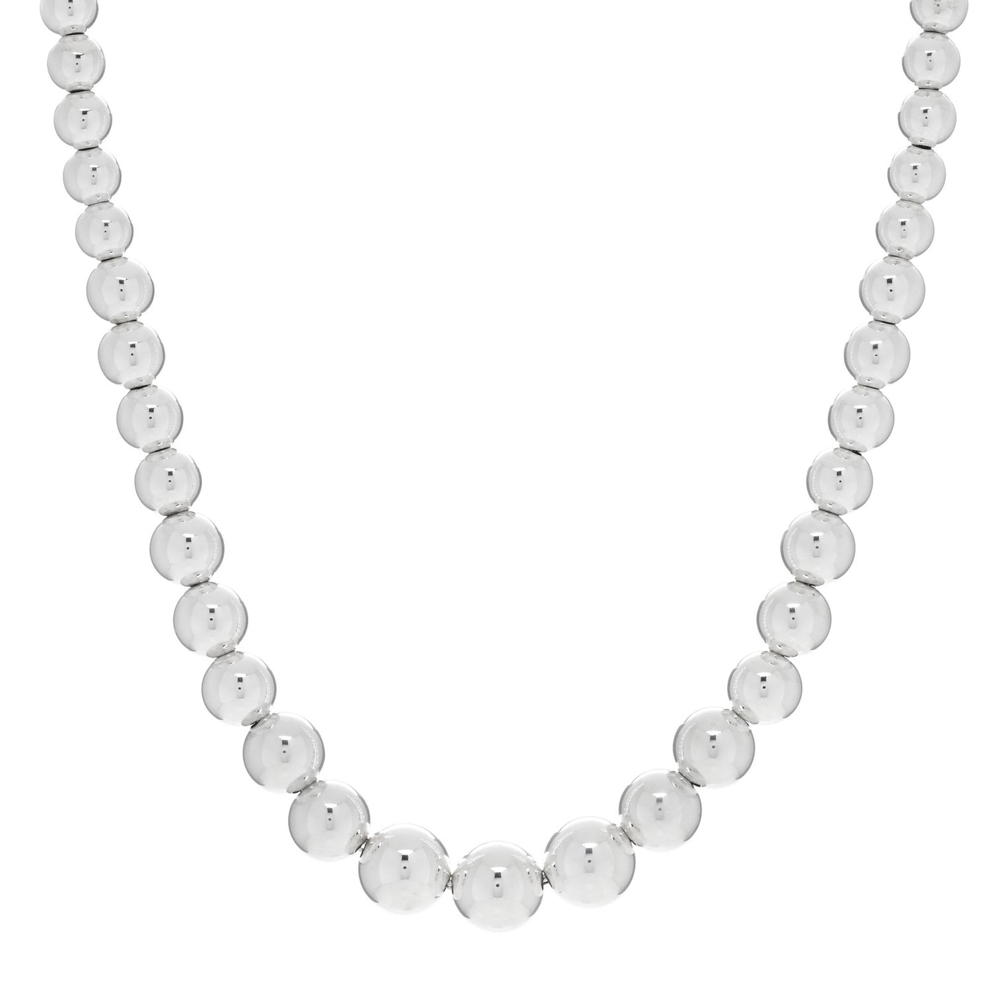 Sterling Silver HardWear Graduated Ball Necklace
