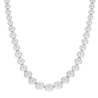 Tiffany Sterling Silver HardWear Graduated Ball Necklace 1 of 5
