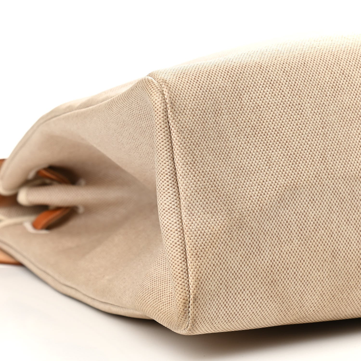 Hermes Vache Hunter Criss Viking Herbag a Dos Retourne Backpack Ecru Beige Naturel 9 of 16