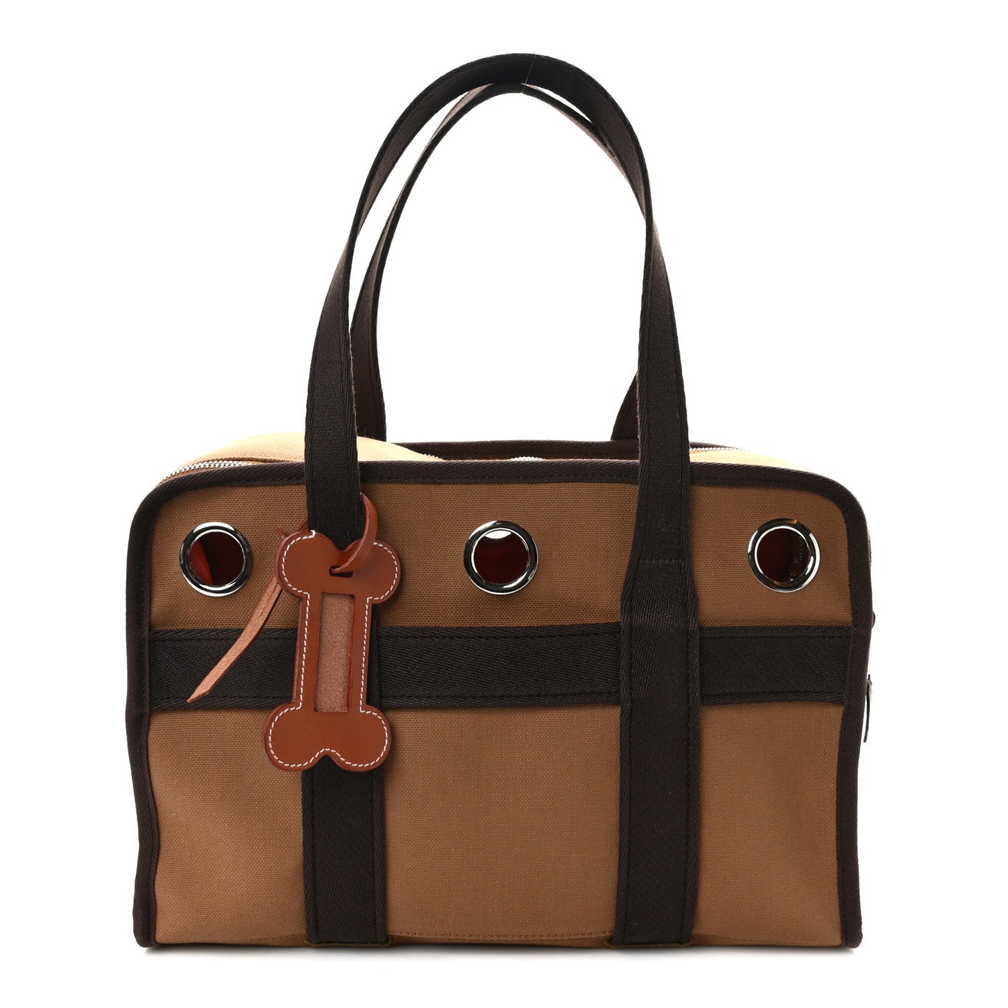 Polyamide Cotton Carrying Dog Bag Fauve Feu