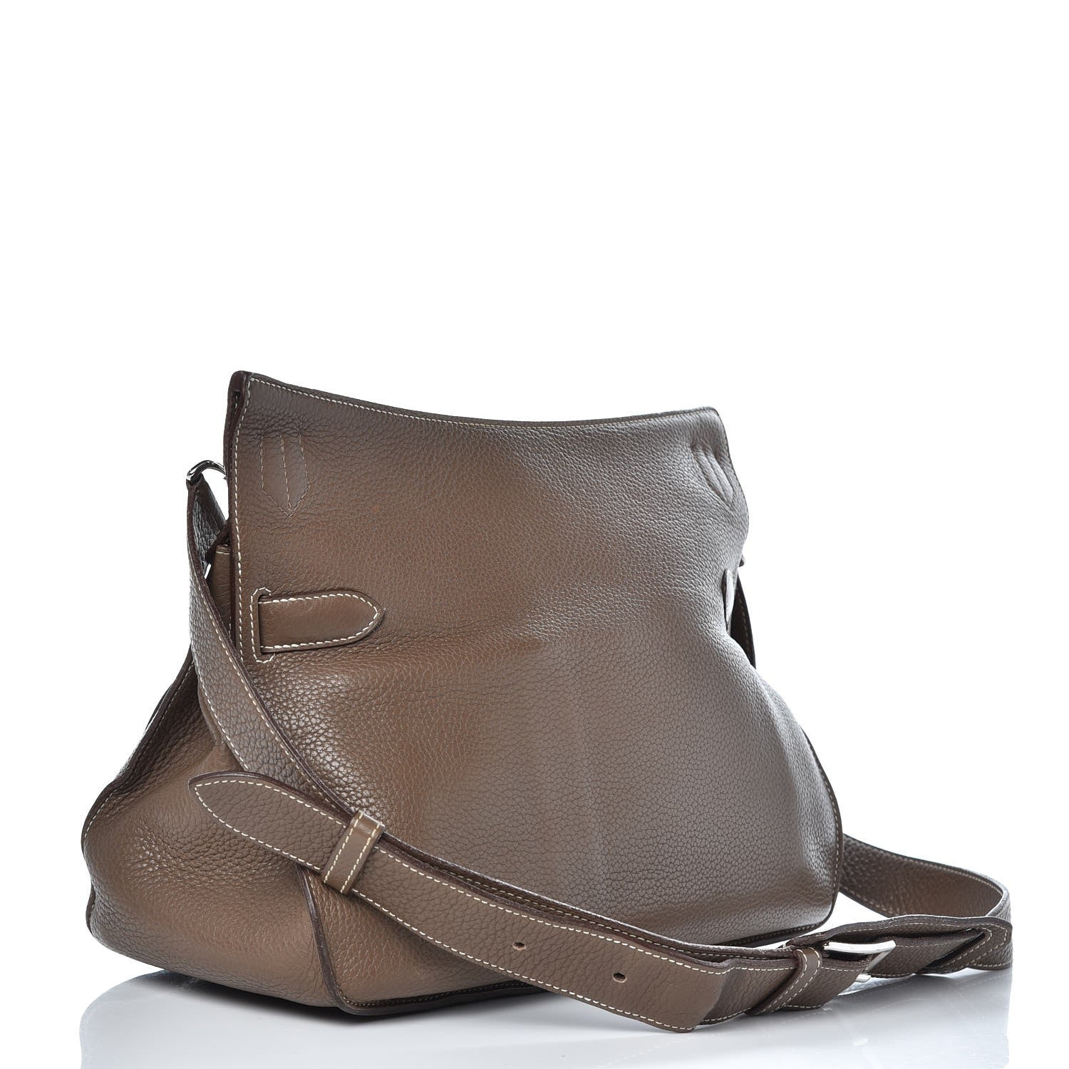 Hermes Taurillon Clemence Jypsiere 34 Etoupe 3 of 14