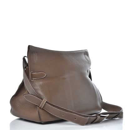 Hermes Taurillon Clemence Jypsiere 34 Etoupe 3 of 14