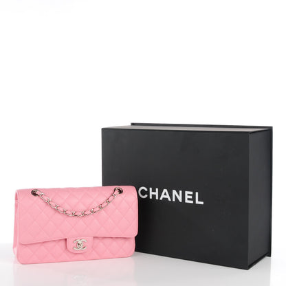 Chanel Caviar Quilted Medium Double Flap Pink 9 of 9