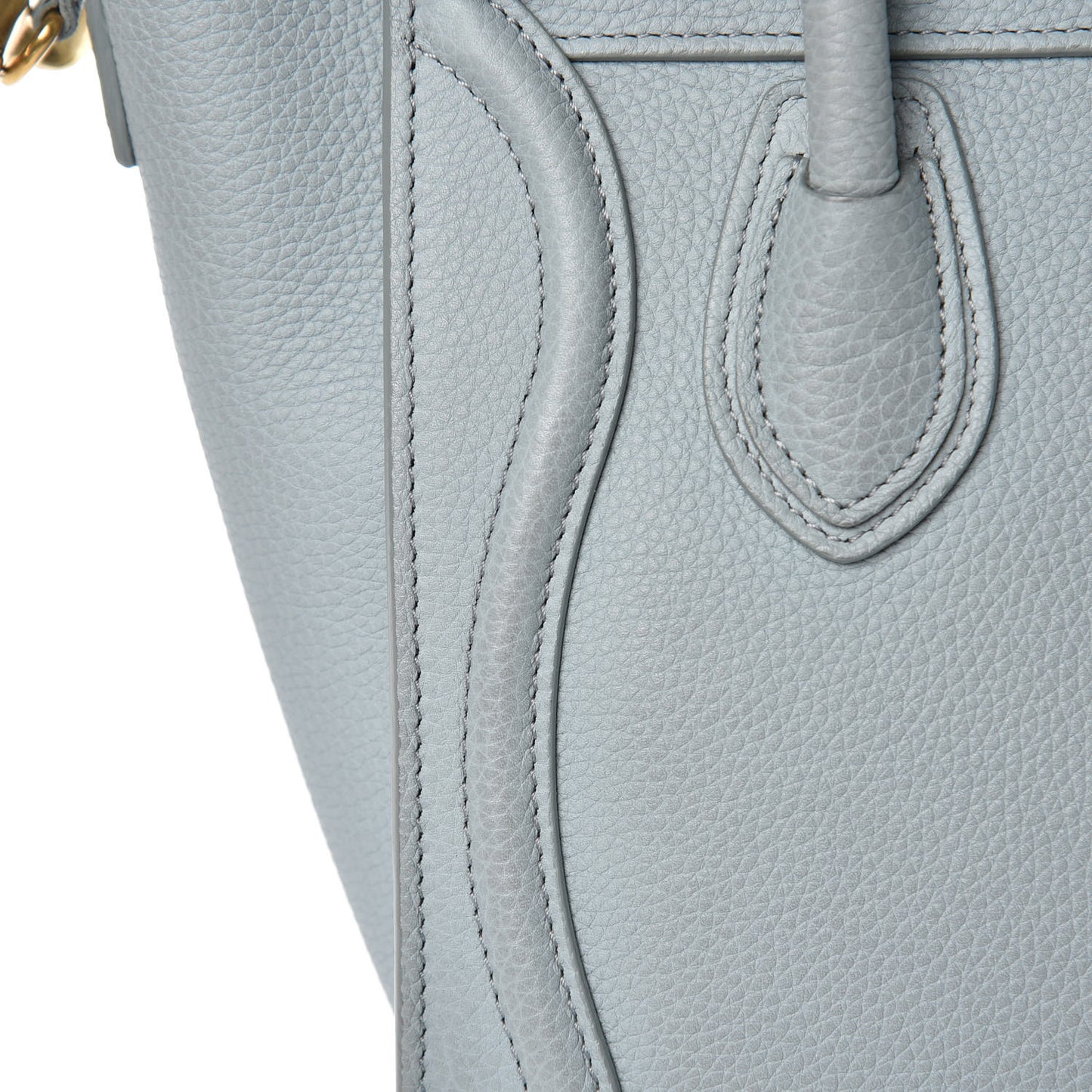 Drummed Calfskin Nano Luggage Cloud