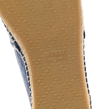 Gucci Microguccissima Signature Espadrilles 38.5 Caspian 6 of 9