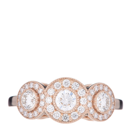 Tiffany 18K Rose Gold Diamond Circlet Ring 49 4.75 1 of 6
