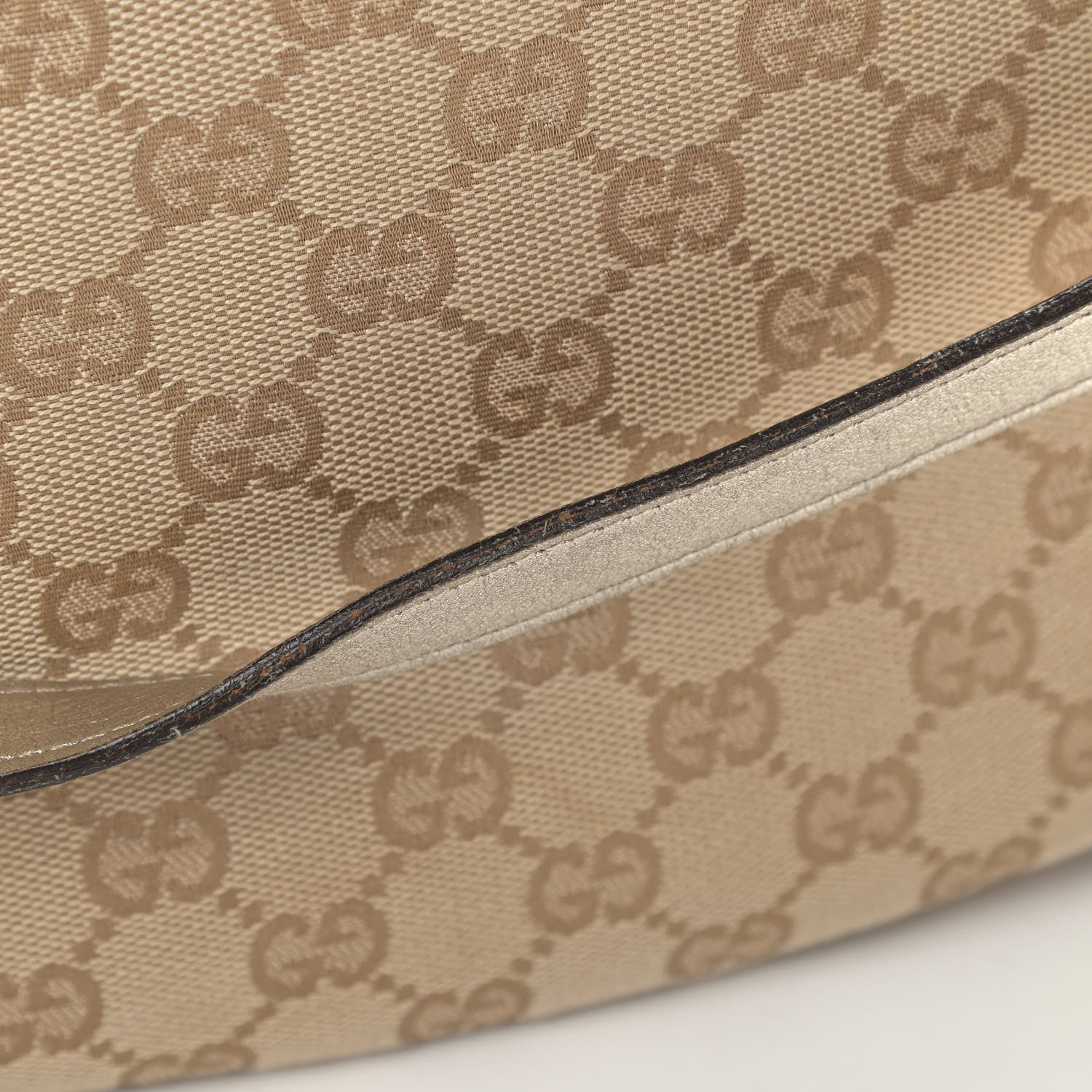 Gucci Monogram Medium Abbey Shoulder Bag Gold 12 of 12
