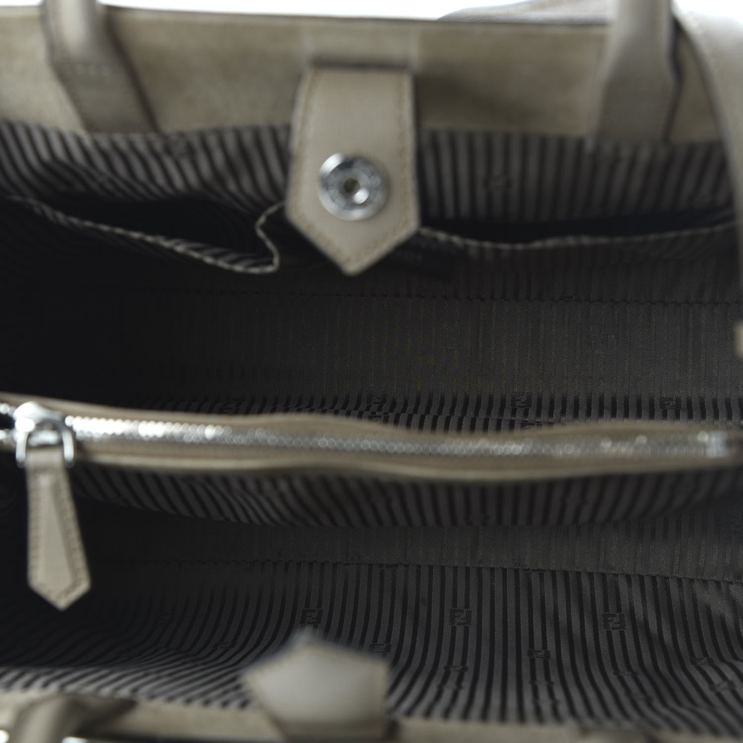 Fendi Vitello Elite Regular 2Jours Tote Tortora 4 of 12