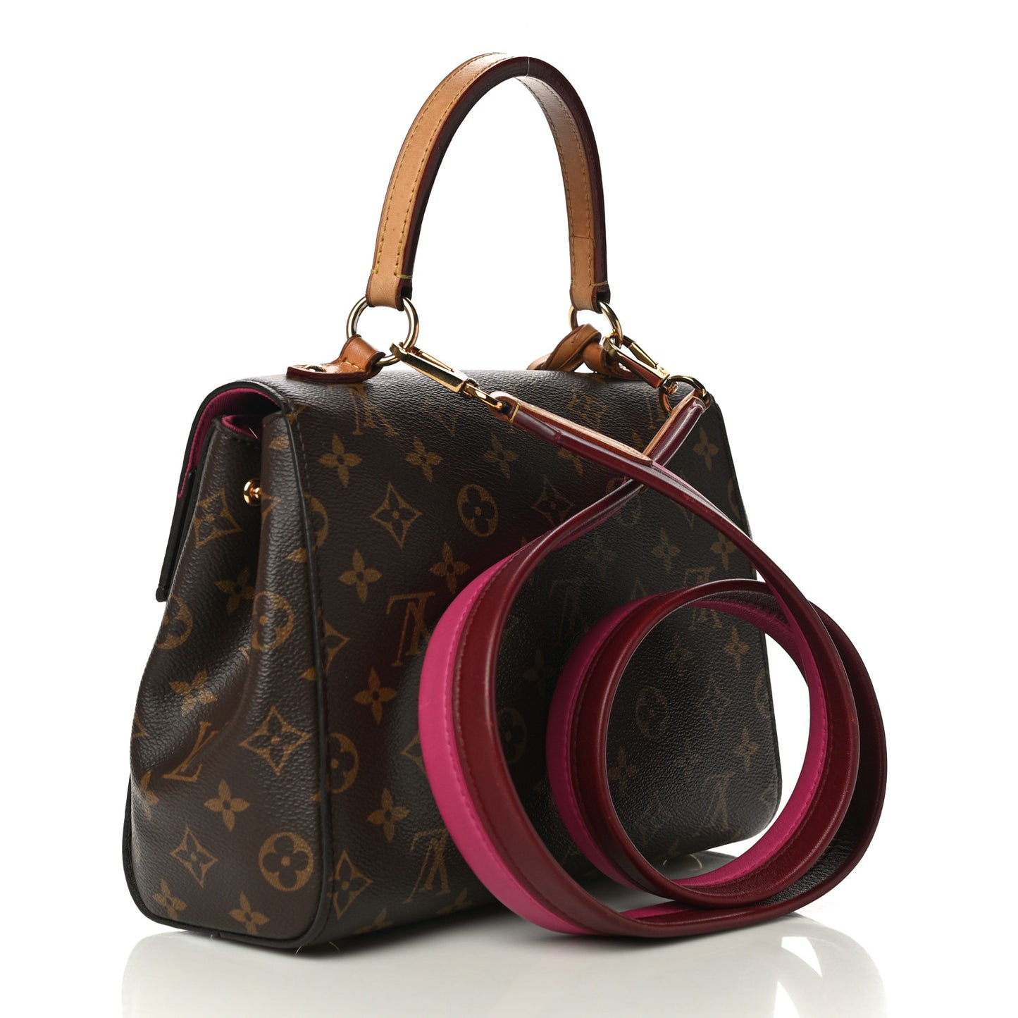 Monogram Cluny BB Bordeaux Fuchsia