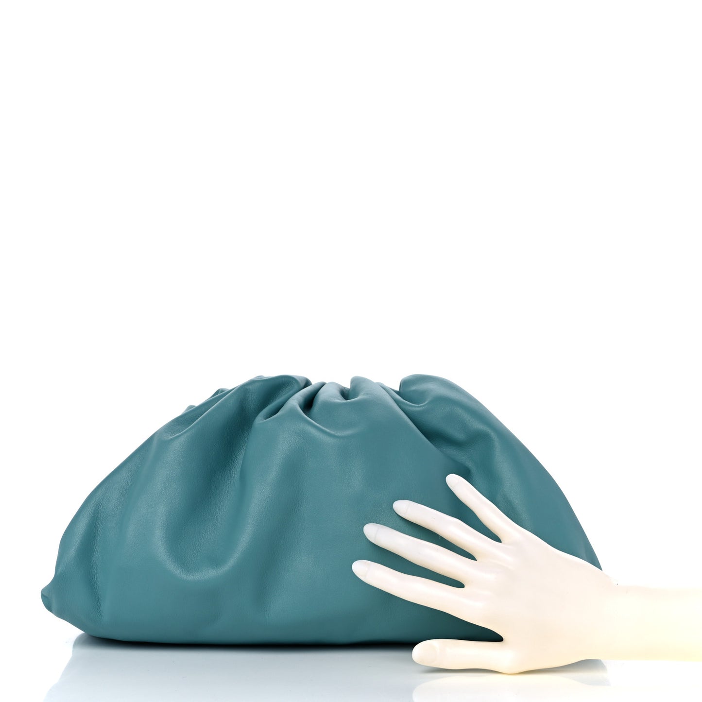 Smooth Butter Calf The Pouch Oversized Clutch Linoleum