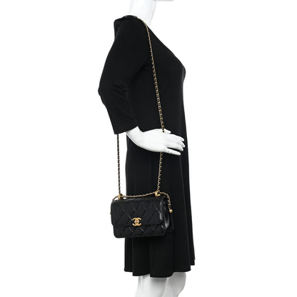 Chanel Calfskin Quilted Mini Perfect Fit Flap Black 3 of 13