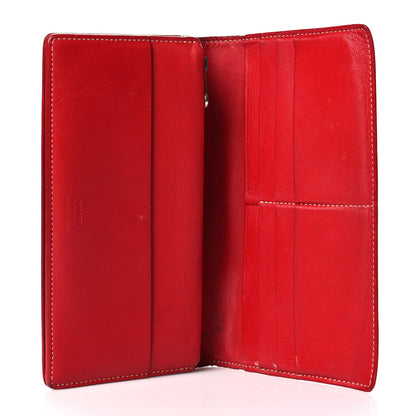Goyard Goyardine Long Bi-Fold Wallet Red 6 of 18