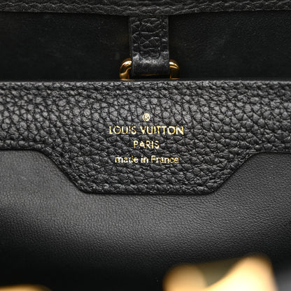 Louis Vuitton Taurillon Embellished Flower Crown Capucines PM Black 6 of 9